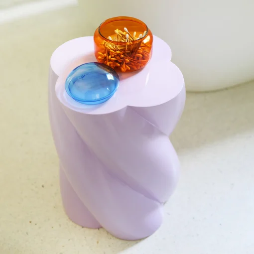 New Boite Puffy Verre Multicolore / O 11.5 X H 10 Cm - Verre - Unisexe Boîtes Et Conservation