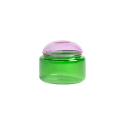 Online Boite Puffy Verre Multicolore / O 9.5 X H 8 Cm - Verre - Unisexe Boîtes Et Conservation