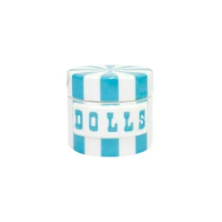Clearance Boite Vice - Dools Ceramique Bleu / Porcelaine - O 5,5 X H 5 Cm - Unisexe Boîtes Et Conservation