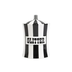 Cheap Boite Vice - Glitter Ceramique Noir / Porcelaine - O 10 X H 15 Cm - Unisexe Boîtes Et Conservation