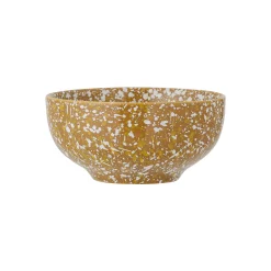 Store Bol Carmel Ceramique Jaune Marron / Gres - O 15,5 X H 8 Cm - Unisexe Saladiers Coupes Et Bols