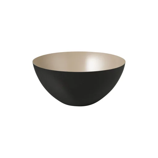 Best Sale Bol Krenit Metal Beige / O 12,5 X H 5,9 Cm - Acier - Unisexe Saladiers Coupes Et Bols