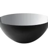 Cheap Bol Krenit Noir Argent Metal / O 12,5 X H 5,9 Cm - Acier - Unisexe Saladiers Coupes Et Bols