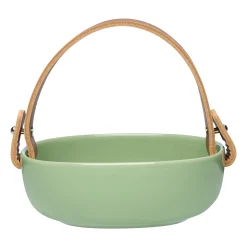 Sale Bol Pikku Koppa Ceramique/ O 12.5 X H 4 Cm - Poignee Cuir Amovible - Unisexe Plateaux Et Plats De Service