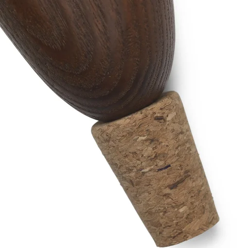 Cheap Bouchon Cairn Bois Naturel / Pour Bouteille De Vin - Set De 2 / Frene Fsc - Unisexe Terrasses Et Balcons