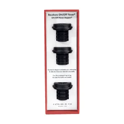 Best Sale Bouchon Gard'Vin On/Off Power Plastique/ Set 3 Bouchons Pour Pompe A Vide Electrique - Unisexe Autour Du Vin