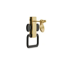 Best Sale Boucles D'Oreilles Venusia - Edone Noir Or Metal - Unisexe Bijoux Porte Cles