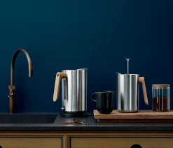 Online Bouilloire Electrique Nordic Kitchen Bois Bois Naturel Metal / 1,5 L - Acier & Chene - Unisexe Electroménager
