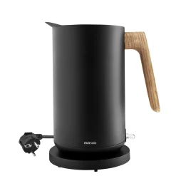 Best Bouilloire Electrique Nordic Kitchen Metal Noir Bois Naturel / 1,5 L - Acier & Chene - Unisexe Electroménager