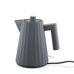 New Bouilloire Electrique Plisse Plastique Gris / 1 L - Unisexe Electroménager