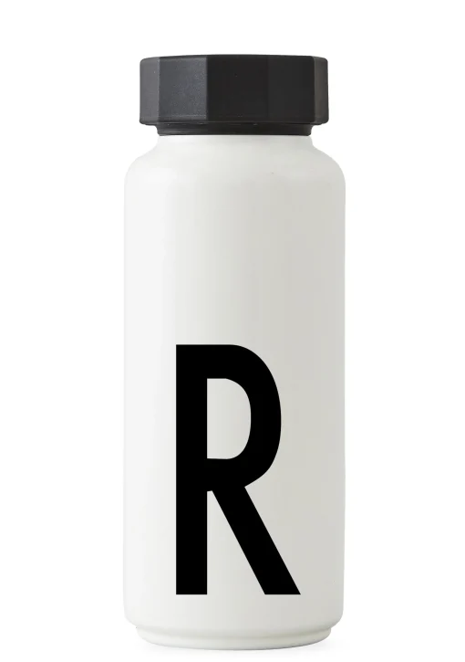 Clearance Bouteille Isotherme A-Z Metal / 500 Ml - Lettre R - Unisexe Gourdes Et Thermos