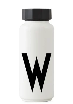 Outlet Bouteille Isotherme A-Z Metal / 500 Ml - Lettre W - Unisexe Gourdes Et Thermos