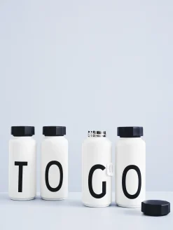 Outlet Bouteille Isotherme A-Z Metal / 500 Ml - Lettre W - Unisexe Gourdes Et Thermos
