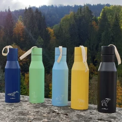 Best Bouteille Isotherme Tortue Luth Metal Bleu / 0,5 L - Protection Des Especes Menacees - Unisexe Gourdes Et Thermos