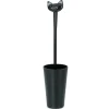 Fashion Brosse Wc Miaou Plastique Noir - Unisexe Accessoires Salle De Bains