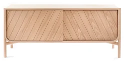 Sale Buffet Marius Bois Naturel / Meuble Tv - L 155 X H 65 Cm - Unisexe Meubles Tv