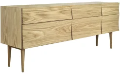 Discount Buffet Reflect Large Bois Naturel / L 180 Cm - 2 Portes & 2 Tiroirs - Unisexe Meubles Tv