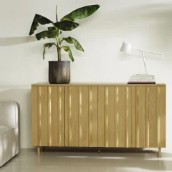 Best Sale Buffet Rib Bois/ L 159 X H 86,5 Cm - Unisexe Commodes Buffets Armoires
