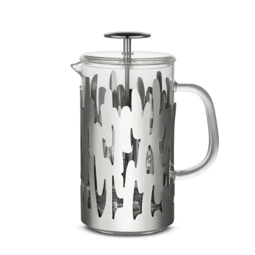 Best Sale Cafetiere A Piston Barkoffee Verre Metal / 8 Tasses - Pour Cafe, The, Tisane - Unisexe Cafetières