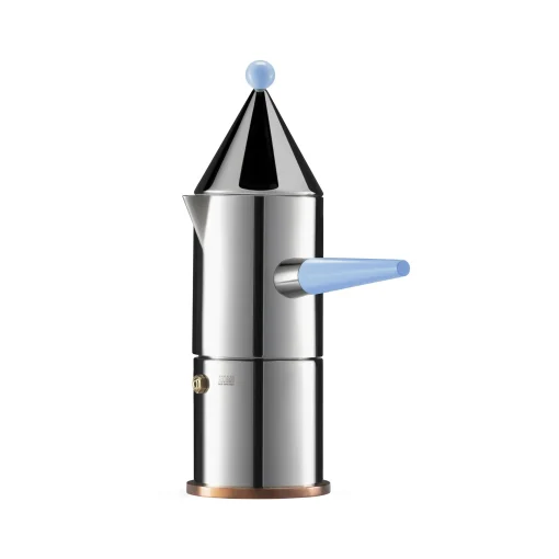 Shop Cafetiere Italienne La Conica, Poignee Longue (1984) Metal / 3 Tasses - Sauf Induction / 100 Values Collection - Unisexe Terrasses Et Balcons