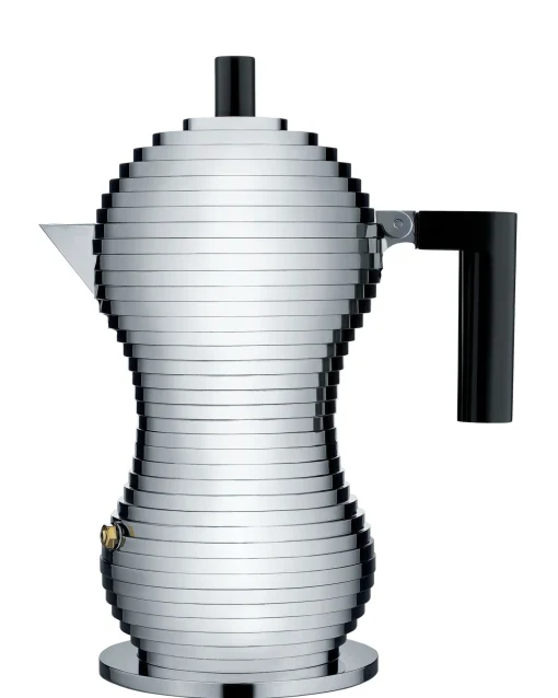 New Cafetiere Italienne Pulcina Plastique Noir Metal / 3 Tasses - Unisexe Cafetières
