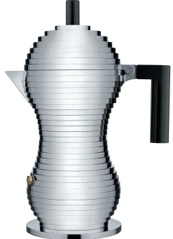 Best Cafetiere Italienne Pulcina Plastique Noir Metal / 6 Tasses - Unisexe Cafetières