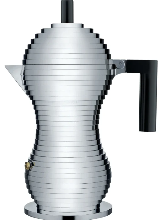Best Cafetiere Italienne Pulcina Plastique Noir Metal / 6 Tasses - Unisexe Cafetières