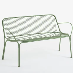 Shop Canape De Jardin 2 Places Hiray Metal/ L 121 Cm - Unisexe Terrasses Et Balcons