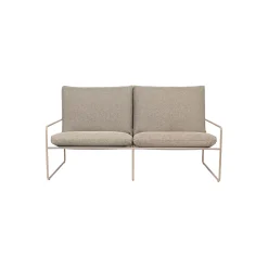 Sale Canape De Jardin 2 Places Desert Dolce Tissu Beige L 156 Cm - Unisexe Canapés De Jardin