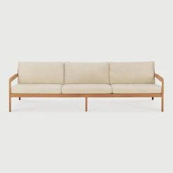 Hot Canape De Jardin 4 Places Jack Outdoor Tissu Bois Beige / L 265 Cm - Teck - Unisexe Canapés De Jardin
