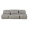 Best Canape De Jardin 3 Places Saparella Tissu Gris (1965) / 3 Modules - L 222 Cm - Unisexe Canapés De Jardin