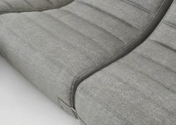 Best Canape De Jardin 3 Places Saparella Tissu Gris (1965) / 3 Modules - L 222 Cm - Unisexe Canapés De Jardin