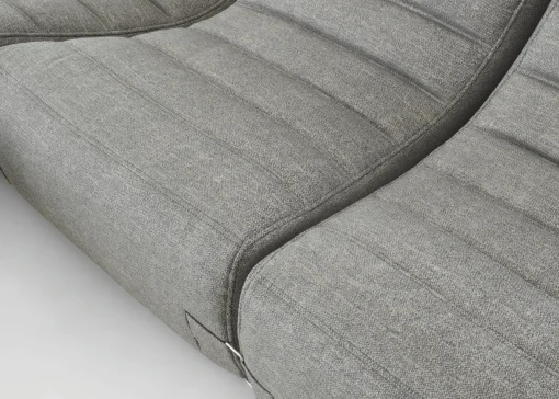 Best Canape De Jardin 3 Places Saparella Tissu Gris (1965) / 3 Modules - L 222 Cm - Unisexe Canapés De Jardin