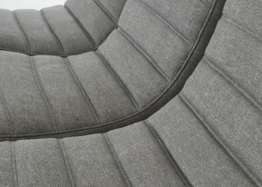 Best Canape De Jardin 3 Places Saparella Tissu Gris (1965) / 3 Modules - L 222 Cm - Unisexe Canapés De Jardin