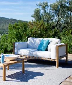 Discount Canape De Jardin 2 Places Pevero Bois Naturel / L 150 Cm - Teck / Sans Coussin - Unisexe Canapés De Jardin