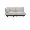 Online Canape De Jardin 2 Places Paletti Set Tissu Beige / Accoudoir Gauche - L 180 Cm - Unisexe Canapés De Jardin