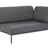 New Canape De Jardin Modulable Level Tissu / Angle Droit - L 139 X P 92,5 Cm - Unisexe Canapés De Jardin