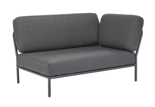 New Canape De Jardin Modulable Level Tissu / Angle Droit - L 139 X P 92,5 Cm - Unisexe Canapés De Jardin