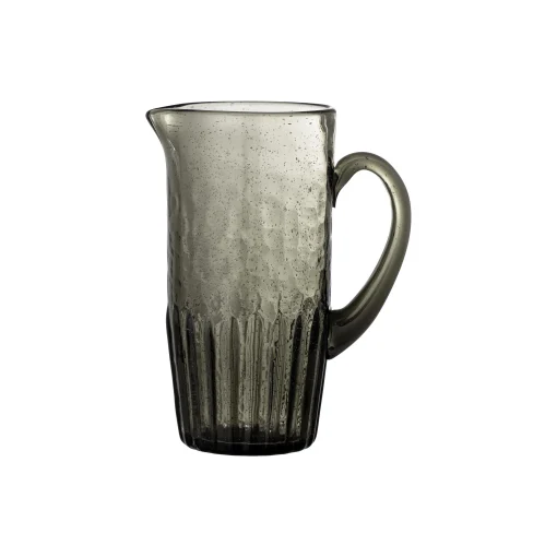 Store Carafe Anora Verre Gris / Verre Souffle Bouche - 1 Litre - Unisexe Carafes Et Décanteurs