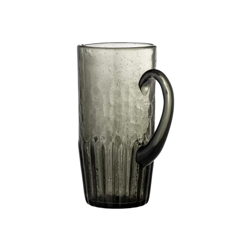 Store Carafe Anora Verre Gris / Verre Souffle Bouche - 1 Litre - Unisexe Carafes Et Décanteurs