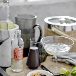 Store Carafe Anora Verre Gris / Verre Souffle Bouche - 1 Litre - Unisexe Carafes Et Décanteurs