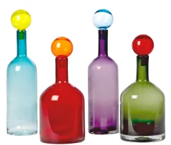 Shop Carafe Bubbles & Bottles Verre/ Verre - Set De 4 / H 44 Cm - Unisexe Carafes Et Décanteurs