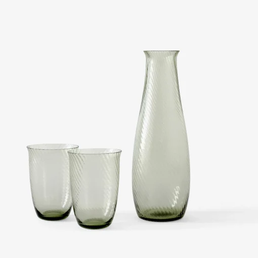 Discount Carafe Collect Sc63 Verre Vert / 1,2 L - Verre Souffle Bouche - Unisexe Carafes Et Décanteurs