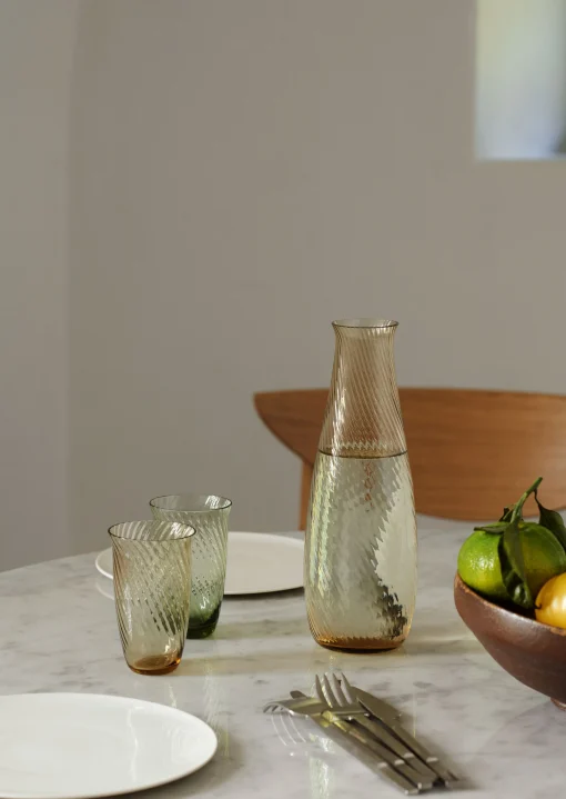 Discount Carafe Collect Sc63 Verre Vert / 1,2 L - Verre Souffle Bouche - Unisexe Carafes Et Décanteurs