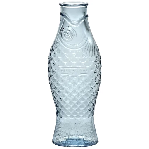 Store Carafe Fish & Fish Verre Bleu / 1L - Unisexe Carafes Et Décanteurs