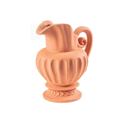 Hot Carafe Magna Graecia Ceramique Orange Marron / H 33 Cm - Terre Cuite - Unisexe Carafes Et Décanteurs