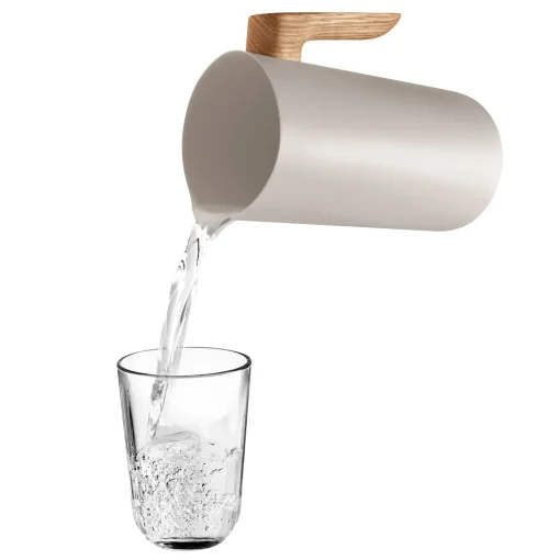 Best Carafe Nordic Kitchen Metal Beige / 1,4 L - Acier & Bambou - Unisexe Carafes Et Décanteurs