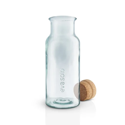 Cheap Carafe Recycled Verre Transparent / 1 L - Verre Recycle & Liege - Unisexe Carafes Et Décanteurs