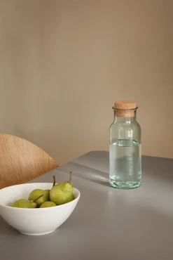 Cheap Carafe Recycled Verre Transparent / 1 L - Verre Recycle & Liege - Unisexe Carafes Et Décanteurs