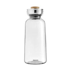 Online Carafe Silhouette Verre Transparent / 1 L - Bouchon Hermetique Stoppe-Goutte - Unisexe Carafes Et Décanteurs